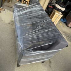 Grey Mid Century Style Sofa 