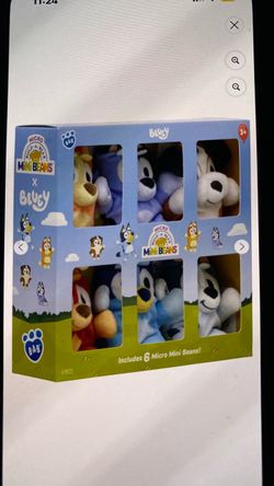 Build-A-Bear Micro Mini Beans Bluey 6-Pack