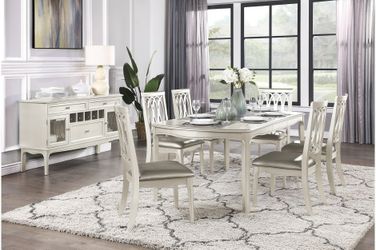 New 7pc dining room table set tax included free delivery