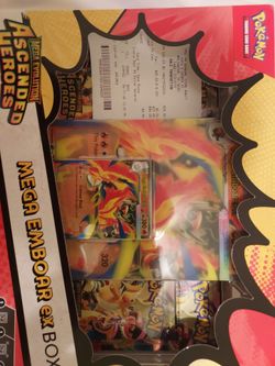 Pokémon Mega Emboar ex Box