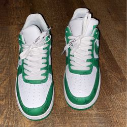 Louis Vuitton x Nike, Green & White , Size 9