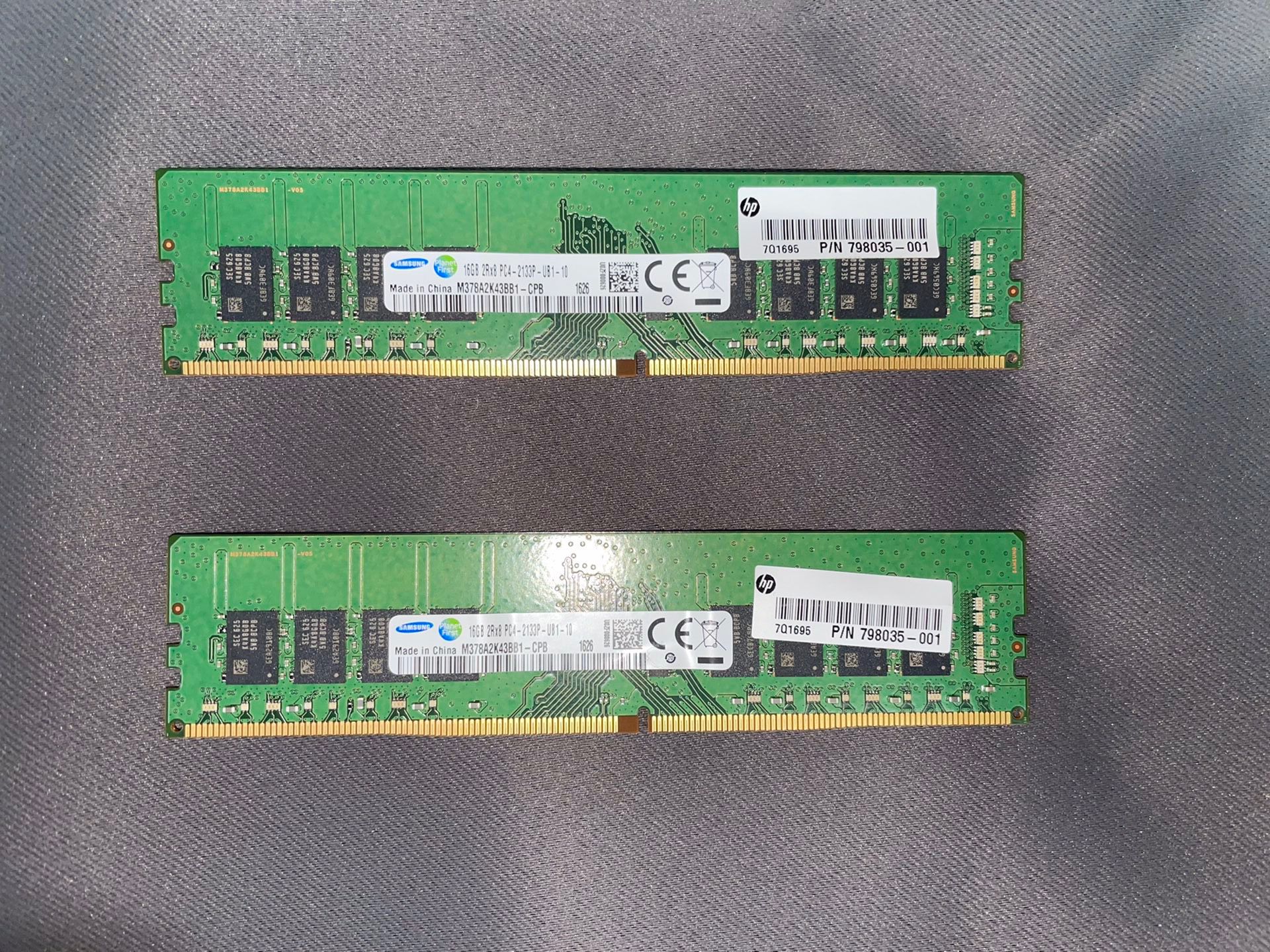 Samsung 32GB DDR4 Kit (2x16GB) PC4 2133P 