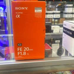Sony FE 20mm F1.8 