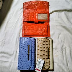 NEW Leather Brahmin Wallets