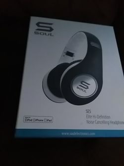 Soul Electronics SE5BLK Elite High Definition Active Noise Canceling... Soul Electronics SE5BLK Elite High Definition Active Noise Canceling...