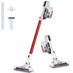 Cordless Vacuum Cleaner, Lightweight Stick Vacuum Cleaner with 30Kpa, Max 50min Runtime, 350W Brushless Motor, LED Display, 6 in 1 Handheld Vacuum Cle