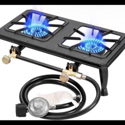 Gas Stove 2 Burner 15000  BTU New