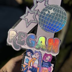 Kpop Demon Hunter 3D Number Centerpieces