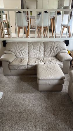 Leather Couch Set