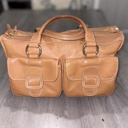 Celine Handbag Refined Leather Tote Purse 