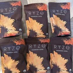 RYZE Organic Mushroom Coffee 6-pack, 30 Servings Each