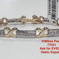 14kt Tennis Bracelet 2.10ctw 7” 18.2grams