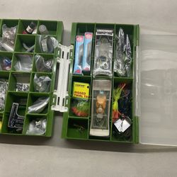 Fishing Tackle In Boxes 