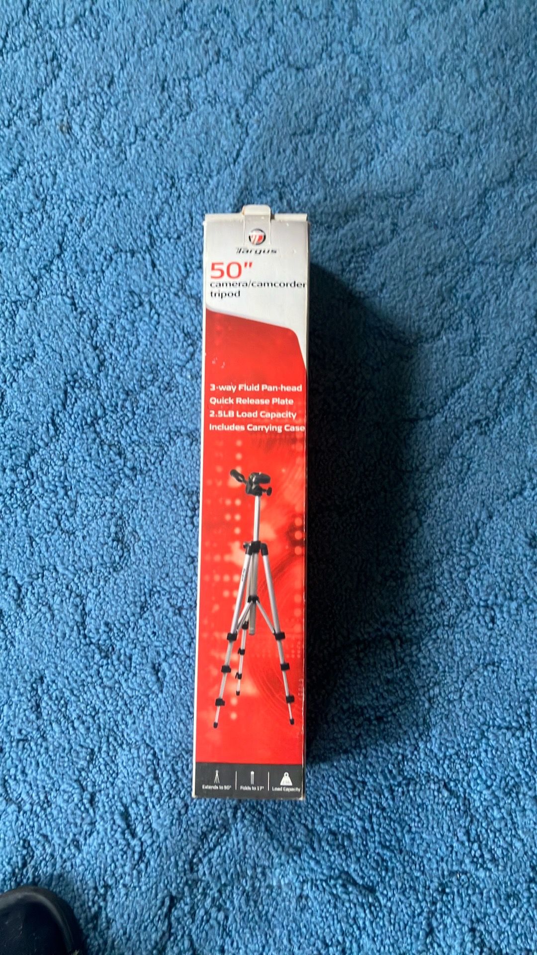 50” camera/camcorder tripod