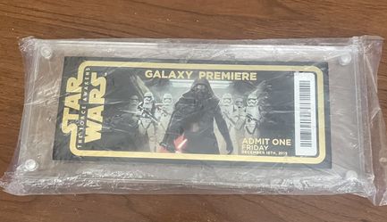 Star Wars Force Awakens Ticket 