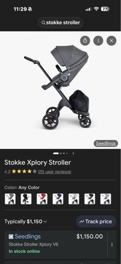 Stokke baby stroller new
