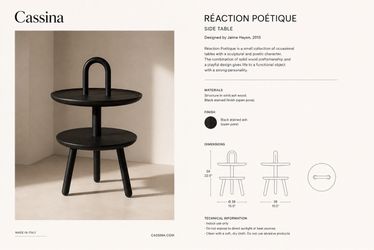 Cassina Jaime Hayon Designer Side Table – $1,535 Retail
