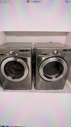 Set LG washer and electric dryer