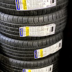 set of four brand new tires 205/65R15 goodyear assurance all season