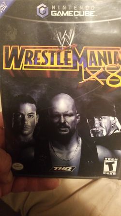 Nintendo game cube wrestle mania x8