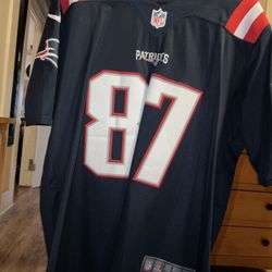 Patriots Jersey Large Gronk 