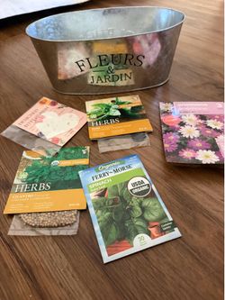 Seeds and Garden Tin