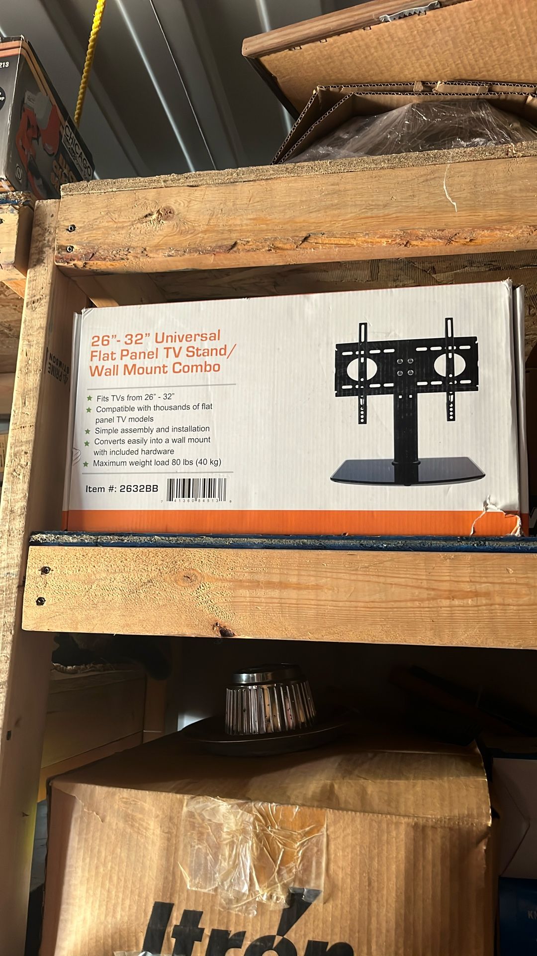 Universal TV Flat Panel Wall Mount /stand Combo