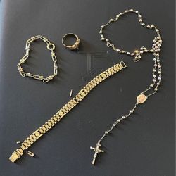 Jewelry lot 4 pieces 10k gold