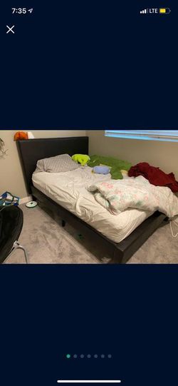 Full Black Bed Frame