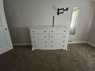 White dresser