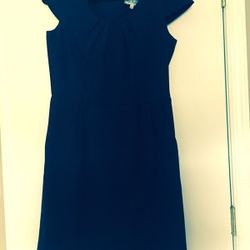 Olivia Mathews navy dress