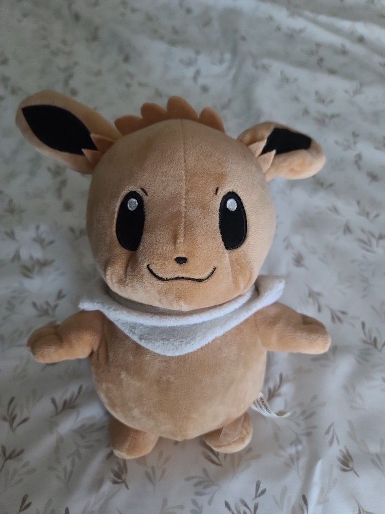 Pokemon Nintendo Eevee Mascot Stuffed Soft Plush Plushie Figure Animal Doll Toy