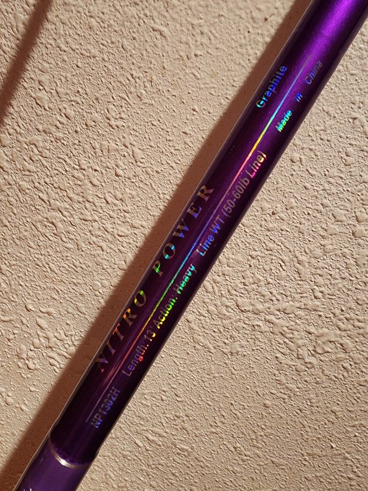13' Purple Heavy Nitro Ulua Pole
