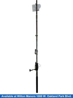 Silver Fishing Rod & Reel Combo