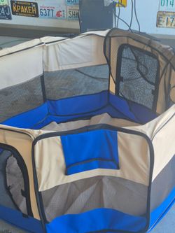 New 2 doors dog  soft playpen
