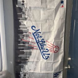 Used Dodgers Not Like Us Flag Size 3ftx5ft 