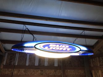 Bud light pool table light