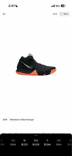 kyrie 4 size 11