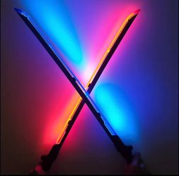 LED Light-Up Sword Toy Set of 2