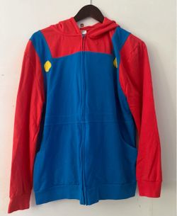 Super Mario Costume Zip-Up Hoodie