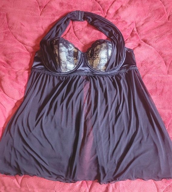 Plus Babydoll Lingerie Top