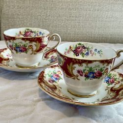 Vintage Royal Standard Bone China Tea Cup and Saucer Set