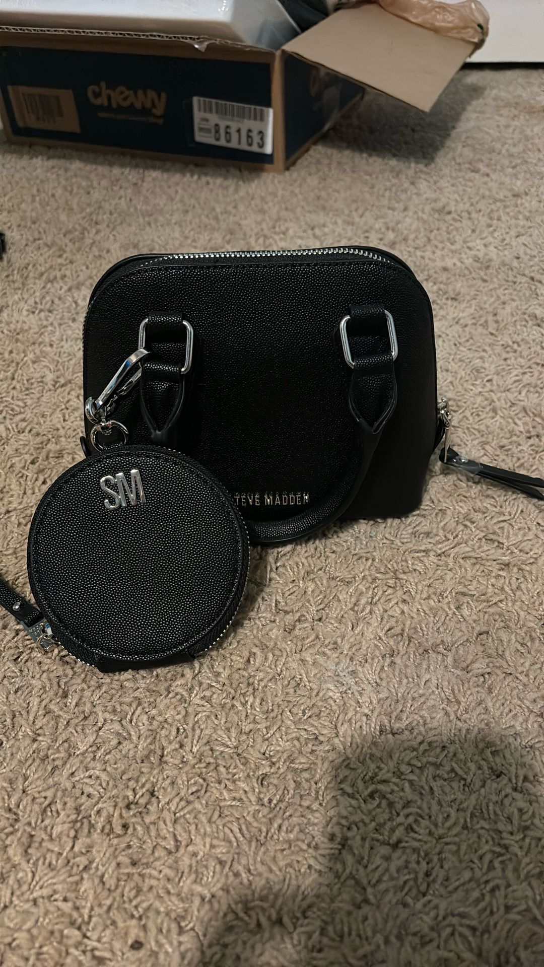 Steve Madden Black Handbag