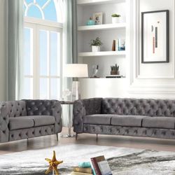 2 Pc Sofa And Loveseat Please Read Description For More Information