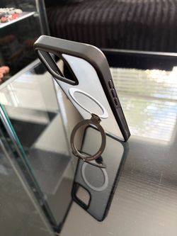 CASEKOO 360 Spin MagSafe Ring Stand Phone Case (Black / Apple iPhone 16 Pro Max)