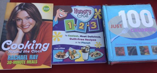Cookbooks - Diet - NEW, Hungry Girl, Rachel Ray & (3) new Books For Recipies Under 100 Calories! 
