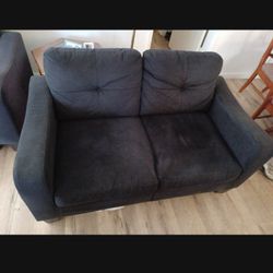 Black Sofa 2 Seater