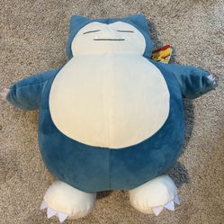 Snorlax Pokemon Plush (NEW with tags)