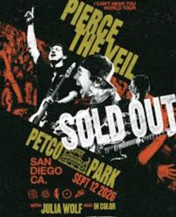 Pierce the Veil- Sept 12 - Petco Park