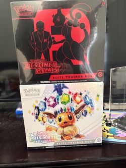 Pokemon ETB Both Prismatic Destined Rivals